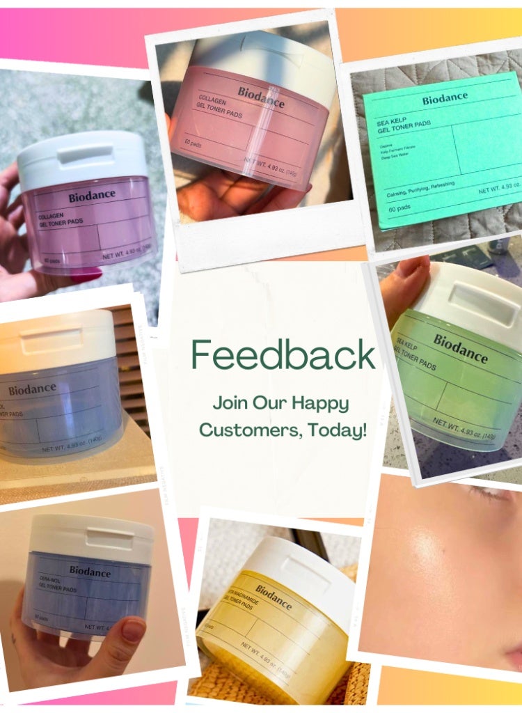 Biodance Gel Toner Pads Set – Collagen, Niacinamide, Cera-nol & Sea Kelp Pads for Hydration, Brightening & Smooth Skin - Image 2